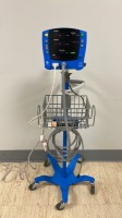 GE DINAMAP V100 PATIENT MONITOR ON ROLLING STAND