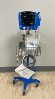 GE DINAMAP V100 PATIENT MONITOR ON ROLLING STAND