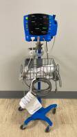 GE DINAMAP V100 PATIENT MONITOR ON ROLLING STAND