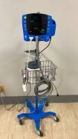 GE DINAMAP V100 PATIENT MONITOR ON ROLLING STAND