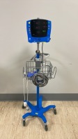 GE DINAMAP V100 PATIENT MONITOR ON ROLLING STAND