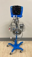 GE DINAMAP V100 PATIENT MONITOR ON ROLLING STAND