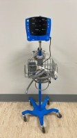 GE DINAMAP V100 PATIENT MONITOR ON ROLLING STAND