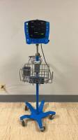 GE DINAMAP V100 PATIENT MONITOR ON ROLLING STAND