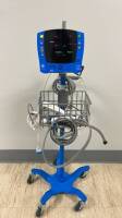 GE DINAMAP V100 PATIENT MONITOR ON ROLLING STAND