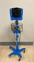 GE DINAMAP V100 PATIENT MONITOR ON ROLLING STAND