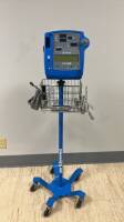 GE DINAMAP PRO 200 PATIENT MONITOR ON ROLLING STAND