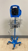 GE DINAMAP PRO CARE PATIENT MONITOR ON ROLLING STAND