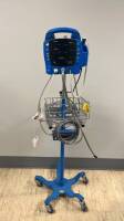 GE DINAMAP PRO CARE PATIENT MONITOR ON ROLLING STAND