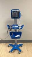 GE DINAMAP VC150 PATIENT MONITOR ON ROLLING STAND