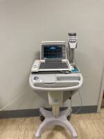 GE MAC 5500 ECG/EKG MACHINE W/ GE CAM-14 ACQUISITION MODULE & LEADS