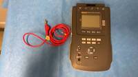 FLUKE ESA612 ELECTRICAL SAFETY ANALYZER W/ I-TO-10 INPUT JACK ADAPTER, BJ2 ECG IMPUT JACK ADAPTER, CABLE, CASE