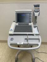 GE MAC 5500 ECG/EKG MACHINE W/ GE CAM-14 ACQUISITION MODULE & LEADS