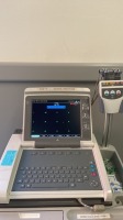 GE MAC 5500 ECG/EKG MACHINE W/ GE CAM-14 ACQUISITION MODULE & LEADS