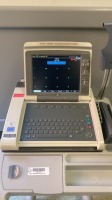 GE MAC 5500 ECG/EKG MACHINE W/ GE CAM-14 ACQUISITION MODULE & LEADS