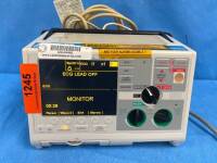 ZOLL MSERIES BIPHASIC DEFIBRILLATOR W/ 3 LEAD ECG, SPO2, PACING, ANALYZE, ECG, W/ BATTERY