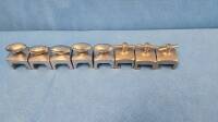 LOT OF QTY (7) SURGICAL TABLE CLAMPS