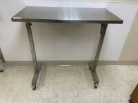 BRYTON STAINLESS STEEL HIGH-LOW TABLE