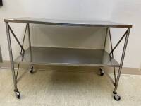 STAINLESS STEEL TABLE, 1-SHELF