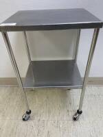 STAINLESS STEEL TABLE, 1-SHELF