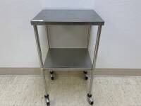 STAINLESS STEEL TABLE, 1-SHELF