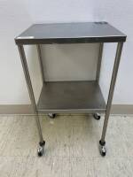 STAINLESS STEEL TABLE, 1-SHELF