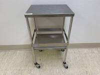 STAINLESS STEEL TABLE, 1-SHELF