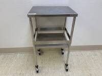 STAINLESS STEEL TABLE, 1-SHELF