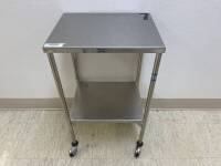 STAINLESS STEEL TABLE, 1-SHELF