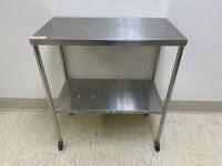 STAINLESS STEEL TABLE, 1-SHELF