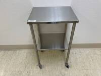 STAINLESS STEEL TABLE, 1-SHELF