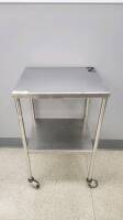 STAINLESS STEEL TABLE, 1-SHELF