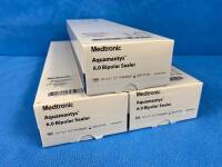 MEDTRONIC 23-112-1 AQUAMANTSYS 6.0 BIPOLAR SEALER, EXP. 7/2027, QTY. 3