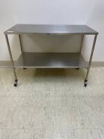 STAINLESS STEEL TABLE, 1-SHELF