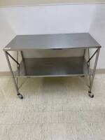 STAINLESS STEEL TABLE, 1-SHELF