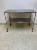 STAINLESS STEEL TABLE, 1-SHELF