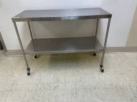 STAINLESS STEEL TABLE, 1-SHELF