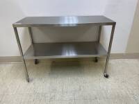 STAINLESS STEEL TABLE, 1-SHELF