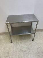 STAINLESS STEEL TABLE, 1-SHELF