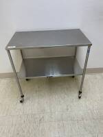 STAINLESS STEEL TABLE, 1-SHELF