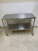 STAINLESS STEEL TABLE, 1-SHELF