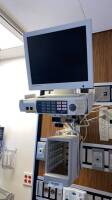 GE SOLAR 8000M PATIENT MONITOR SYSTEM W/ TRAM-RAC 4A, CHROMAMAXX MONITOR