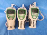 WELCH ALLYN SURETEMP PLUS 690 LOT OF QTY (3) DIGITAL THERMOMETER