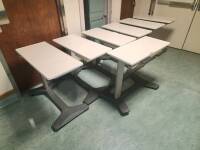 LOT OF QTY (7) OVERBED TABLES