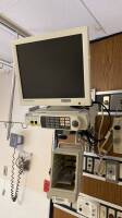 GE SOLAR 8000M PATIENT MONITOR SYSTEM W/ TRAM-RAC 4A, CHROMAMAXX MONITOR