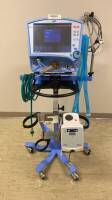 CAREFUSION 16532-00 VELA T-BIRD SERIES VENTILATOR SYSTEM W/ HUDSON RCI NEPTUNE HEATED HUMIDIFIER