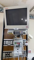 GE SOLAR 8000M PATIENT MONITOR SYSTEM W/ TRAM-RAC 4A, TRAM 451M MODULE, CMONITOROMPAQ V720 MONITOR