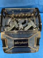 STRYKER SYSTEM 7 POWER INSTRUMENT SET TO INCLUDE 7205 ROTARY DRILL, 7208 SAGITTAL SAW HANDPIECES & ATTACHMENTS