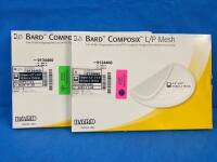 BARD COMPOSIX L/P 0134460 HERNIA MESH, EXP. (1)11/2026 AND (1) EXPIRED, QTY. 2