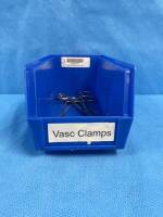 LOT OF VASCULAR CLAMPS